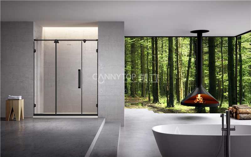 衛浴間裝修，利用角落空間布置淋浴房